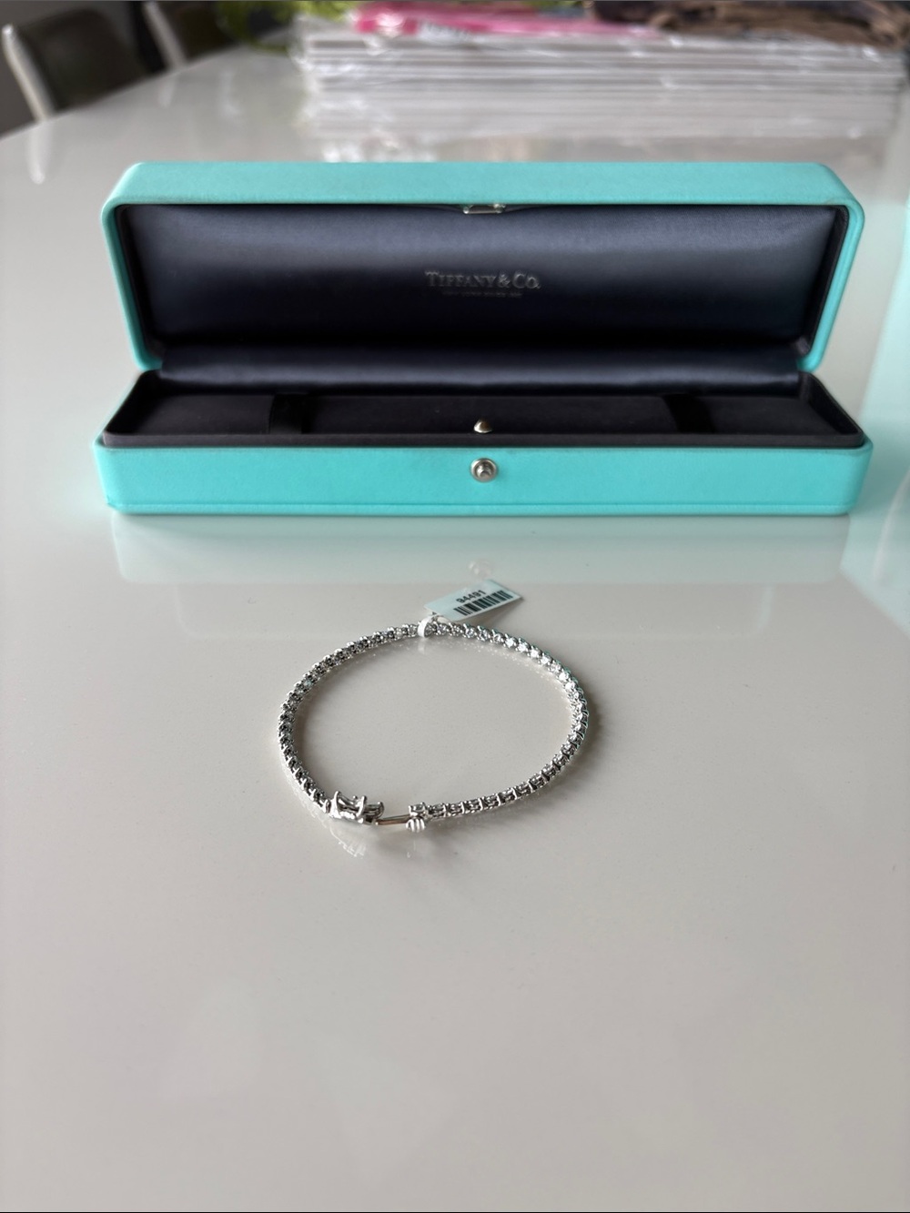 Tiffany &Co. Victoria authentic tennis bracelet.